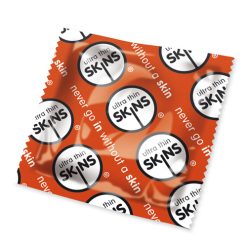SkinsCondoms Ultra Thin x50 (Red)